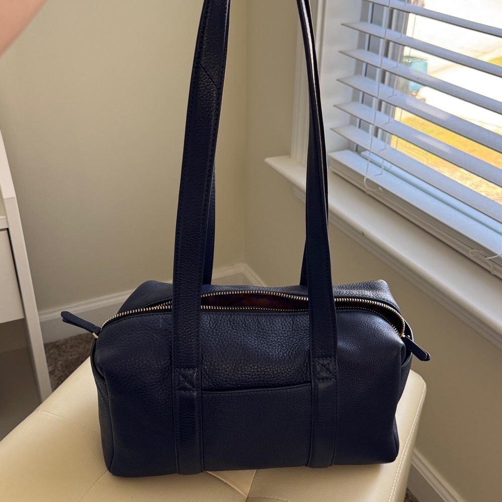 Vera Bradley Blue Leather Shoulder Bag